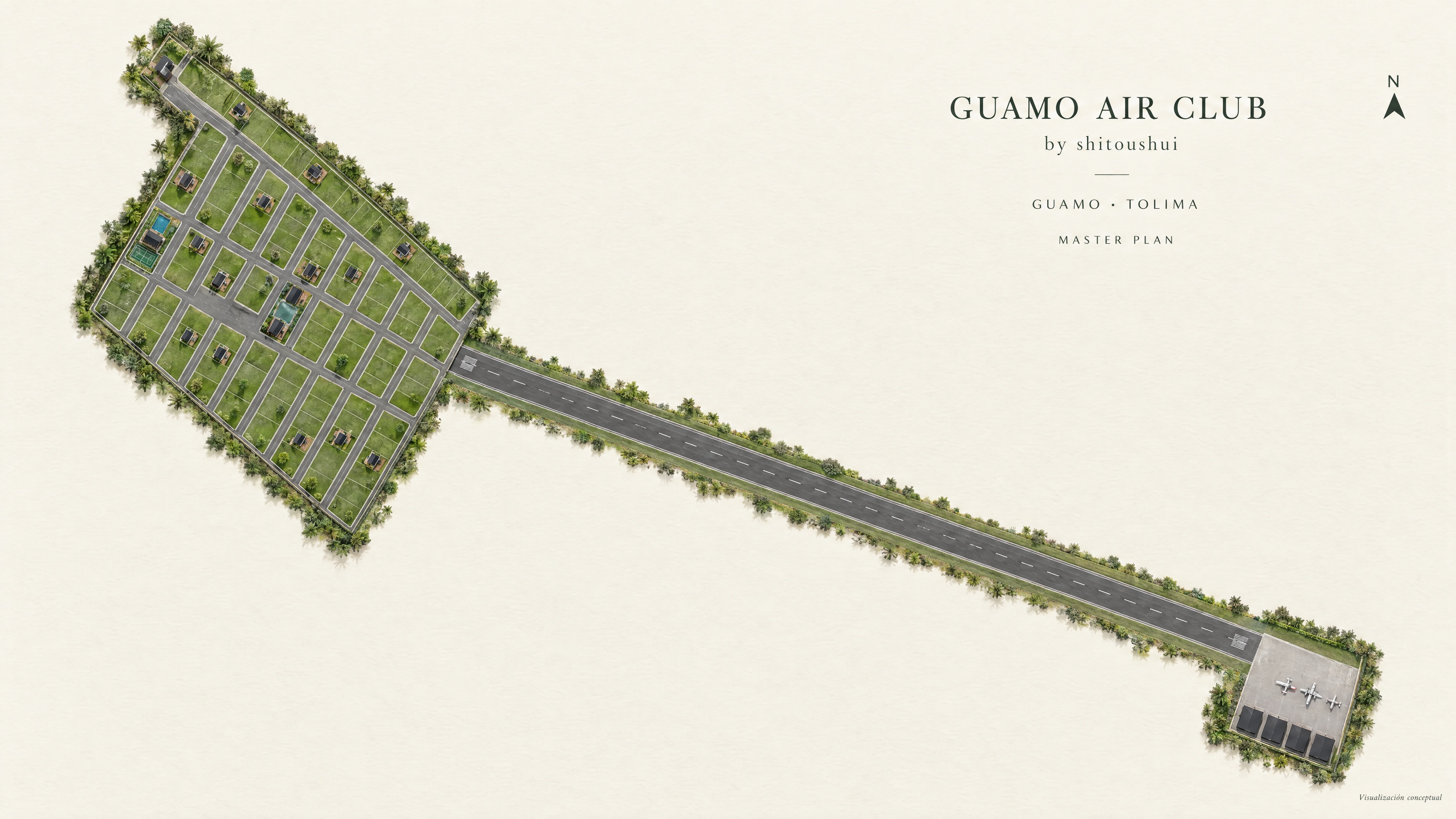 Master plan completo de Guamo Air Club